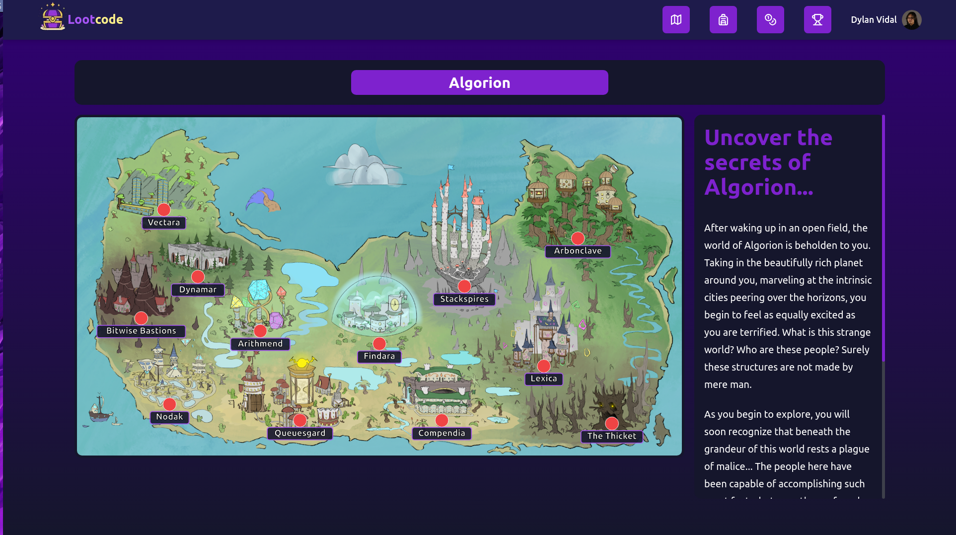 Home Page Screenshot